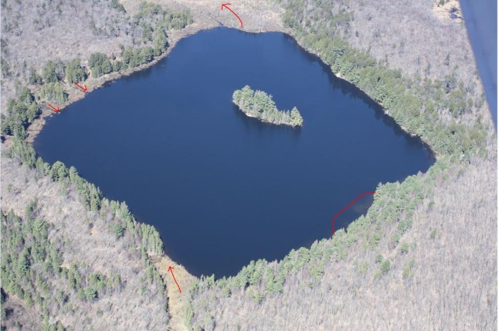 2 nd LAYER - The Previous Lake as viewed via Low-level Fixed-wing Aerial