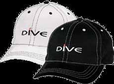 Precurved bill Embroidered Dive Logo-front