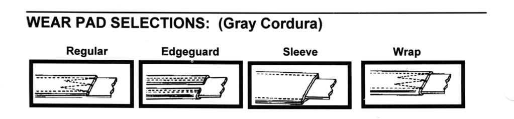 PAGE 12 Gray Cordura and Nylon Wear Pads WARNINGS: ENDLESS ROUND SLINGS Light weight but high strength Hug and grip uneven and odd-shaped loads Low-stretch design (3% at rated capacity, returns to