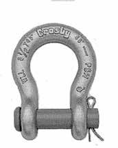 Shackles can be furnished proof tested with certificates to designated standards, such as ABS, DNV, Lloyds, or other certification.