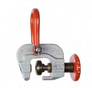 Merrill Lifting Tongs. SAC Lifting Tongs Clamps 340 Lifting Equipment. Tongs. Clamp body and shackle drop-forged, made of tempered special steel F E D B I Position of lifting clamp in state of rest.
