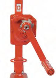 Robor Winches. Standard Crank. Rack and Lever Jack Series 30 Standard crank Simple model with ratchet and ratchet wheel.