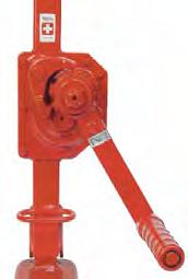 Robor Winches. Ratchet Safety Crank 354 Lifting Equipment. Tongs. If limited space is available, the load can be ratcheted up and down using 1 8 rotation of the crank.