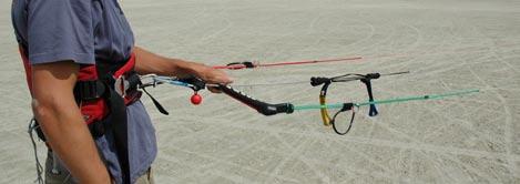 10.3 Relaunch in the power zone By pulling in the leader-lines the kites can be launched