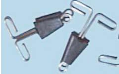 No Knots. Stainless Steel, No Moving Parts, The Terminal ends of wire are within the link.