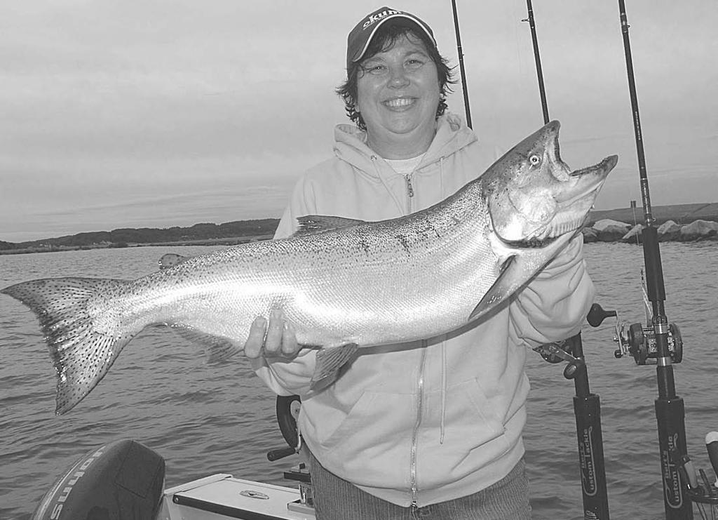 OFF SHORE RELEASE Page 7 ROTATOR MANIA Rotators or attractors for salmon fishing are getting bigger and bigger.