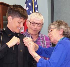 Corporal Amberly Michaelis was promoted to the rank of Police Sergeant effective January 8, 2017.