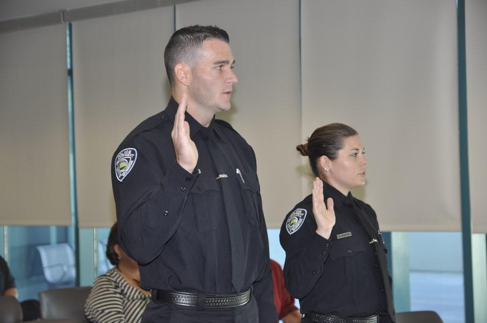 Sergeant Dan Ransone was promoted to