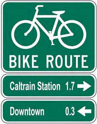Proposed Improvements 5-19 Guide signs direct bicyclists along the bicycle network and to community destinations.