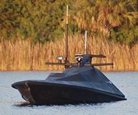 far the USV can go without refueling. Figure 4. Surveillance USV, Interceptor, and Israeli Combat USV, Protector (right).