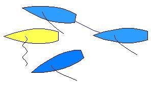 Part 2 - Section A Right of Way 12 ON SAME TACK, NOT OVERLAPPED When boats are on the same tack and not