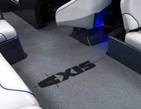 The carpets and mats available through Axis are constructed of durable, marine-grade material. Occasionally washing with a mild detergent (such as Dawn dishwashing soap) and warm water is required.