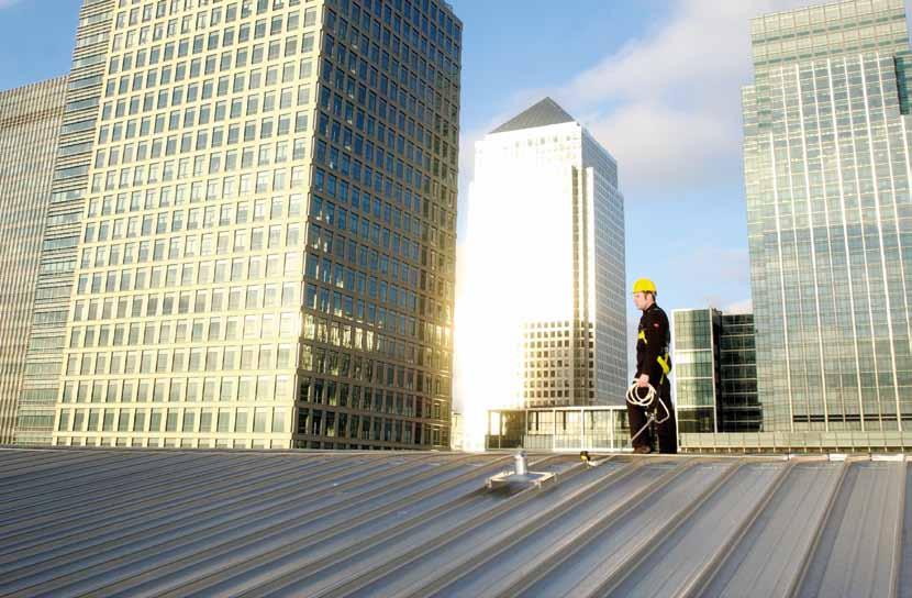 way within the fall protection market with systems such as the energy absorbing rooftop fall protection (Constant Force ) posts and field serviceable Self Retracting Lifelines (SRL).