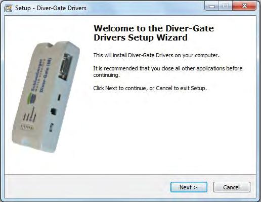Installation Diver-Gate driver 1.