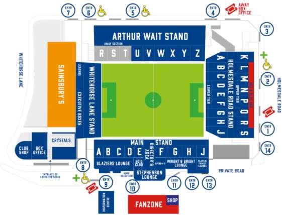 5. Accessible Viewing Areas at Selhurst Park Accessible Viewing There are a number of wheelchair spaces and easy access or amenity seats available within the stands at Selhurst Park.