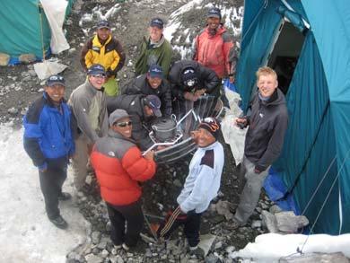 Observations: Sherpas had no problems removing collectively produced human waste, as they were keen to be part of conserving the mountain area.