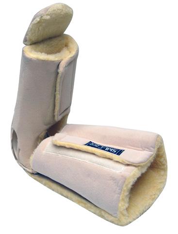 fabric Extended height prevents sheets and blankets from contacting the toes Reduces risk of plantar flexion (foot drop)