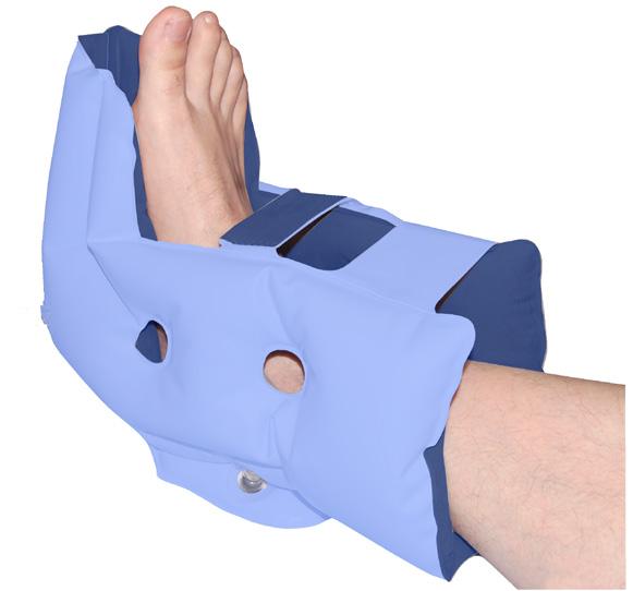 Heel-Float Air Boot Zero pressure on the heel Off-loads the heel with hi-rise air pocket Provides maximum air circulation for healing