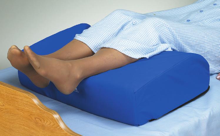 healing existing ulcers Elevates legs to relax spine Wipe- Clean Low-Shear II cover protects against skin-damaging friction Optional