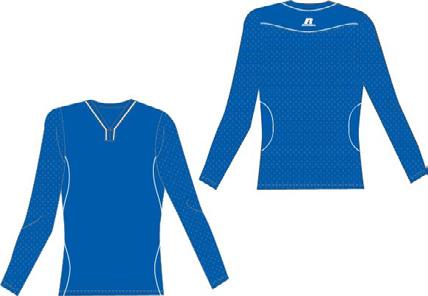 back 3, 6, 7, 8V (logo only), 9C, BN DWH Long Sleeve Volleyball Jersey