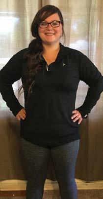 AUGUST 2016 WINNERS 30-DAY CHALLENGE 1ST PLACE KATLYN MORROW, NE LOST 17.2 LBS AND 34.2 INCHES!