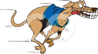 A greyhound can run at a top speed of 5 miles per hour. If a greyhound could maintain this speed how long would it take a greyhound to run 9 miles?