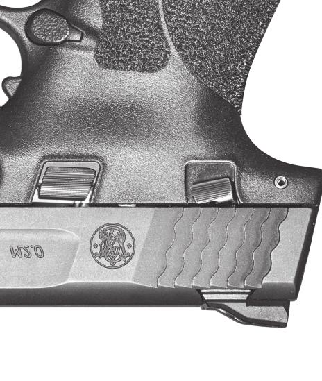 MANUAL THUMB SAFETY LEVER For Those Models So-Equipped Your M&P SHIELD pistol may be equipped with a manual thumb safety lever. WARNING: NEVER RELY ON MECHANICAL FEATURES ALONE.