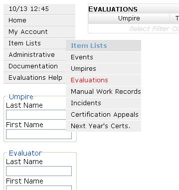 Evaluations Nucula allows Trainer/Evaluators to create an evaluation right in the system. Officials will then be able to see all their evaluations the minute they have been put in.