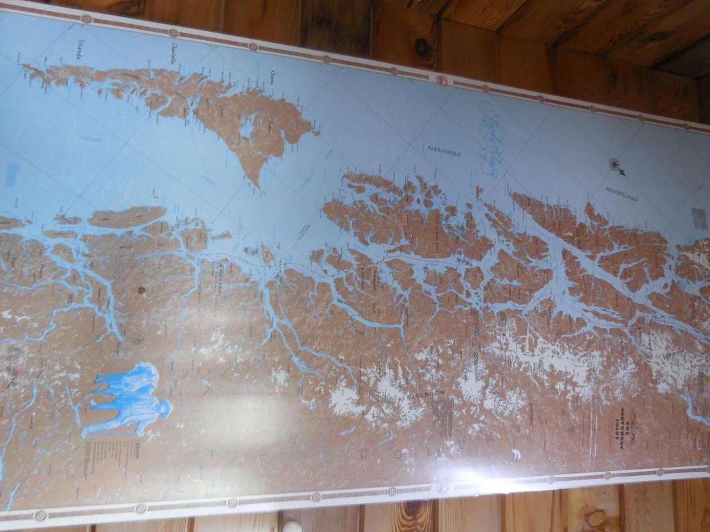 The Northwest Coast - map of