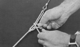 Attach a 3/16 shackle onto each jib bridle wire.
