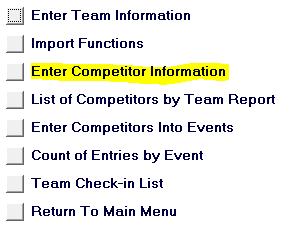 Manually Assign Athletes The typical process is to use the Import Team Registration Workbook process and the Assign Competitors to Heats & Stations process to register athletes.