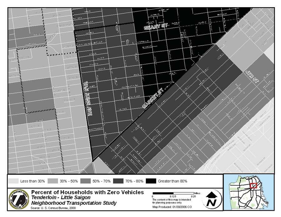 San Francisco Travel Demand Model (SF-CHAMP); Field observations and inventories to assess streetscape, bus stop, and pedestrian conditions; Statewide Integrated Traffic Records System (SWITRS) data