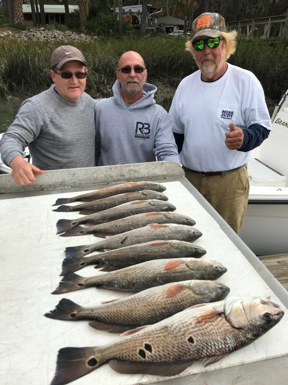 Rich Bischoff and Rick Degraw both visiting from New Jersey had great catching time inshore fishing with Captain Tommy Williams