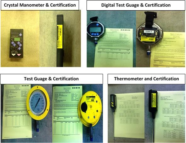 Test Equipment Below are samples of test equipment requiring certifications to be verified: Meter Swap and Proving The Fieldwood PIC is required to be: Present On-Site, At the Meter During the