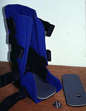 Common Methods to Off-Load the Foot Bed Rest Wheel Chair Crutch Assisted Gait Total Contact Casts Felted Foam Half Shoes