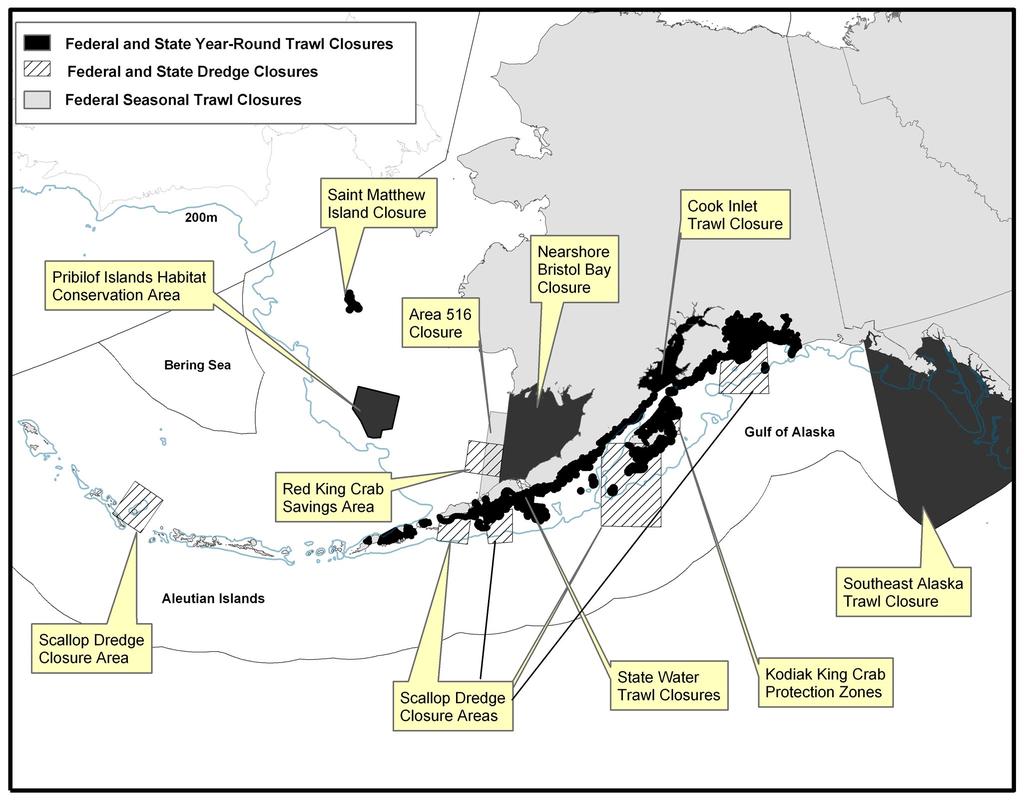 Figure 3. MPA s designed to conserve fish habitat. bottom trawling in state waters of Cook Inlet.