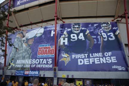 Hubert H. Humphrey Metrodome,. Each of the partnerships is designed to further enhance the game-day experience for Vikings fans.