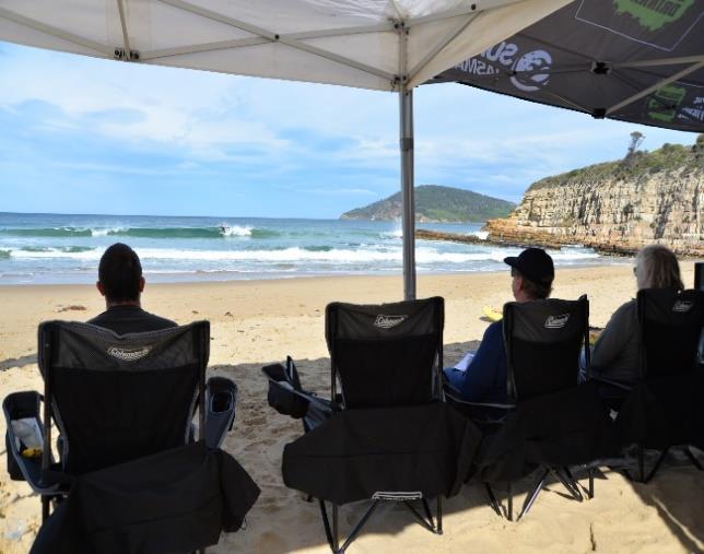 2015 OPEN STATE TEAM REPORT North West Boardrider Coach Matt Carr and Tassie Level 3 Judge Karl Gol were our only representatives at the 2015 Surfing Australia Surf Festival at Coffs Harbour during