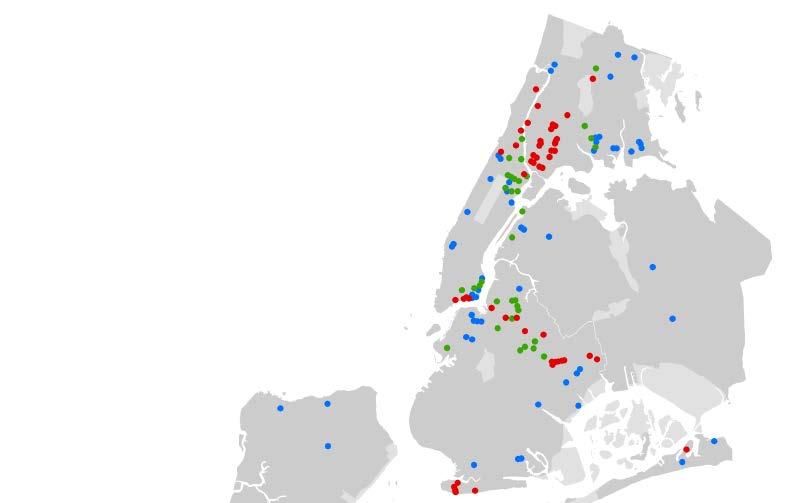 Neighborhood classifications Low Increasing High Developments 49 34 54 NYCHA units 40,879 32,999