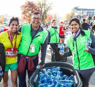 COURSE SUPPORT SALUTING OUR VOLUNTEERS The 2017 Thanksgiving Day Half Marathon events require nearly 1,400 volunteers.