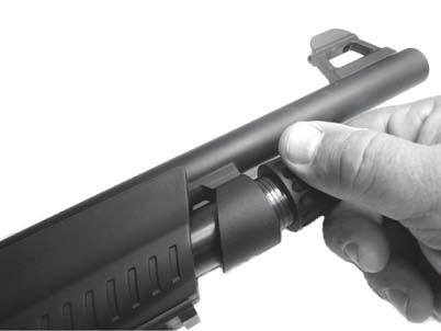 DISASSEMBLY OF BOLT FROM RECEIVER 1. Pull forearm to rear to cock hammer. Fig.5 Fig. 6 2.