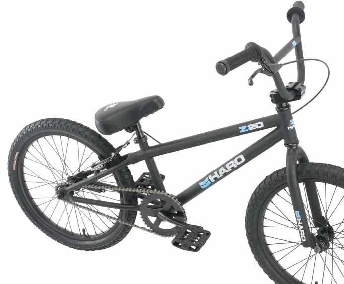 28-spoke 18 alloy wheels Sure stop coaster brake and linear pull v-brake with adjustable lever Padded Jr. seat and Jr.