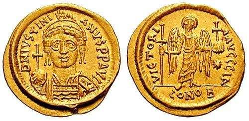 Emperor Justinian rules