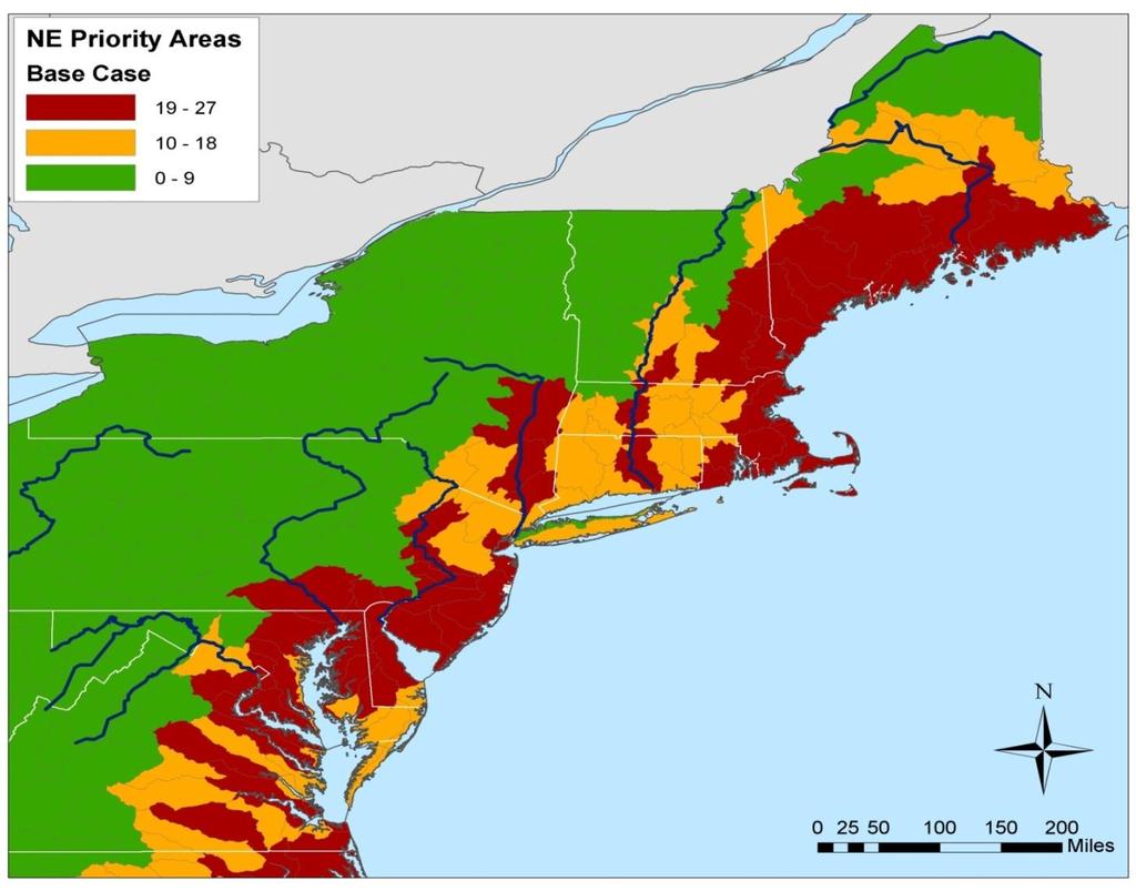 Northeast Fish Passage Prioritization Goal: to identify priority watersheds throughout the region to focus our fish