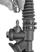 ATTACHING THE MP HOSE TO THE FIRST STAGE Apeks recommends that you bring your buoyancy compensator, together with your regulator, to your authorized dealer for the installation of the MP inflator
