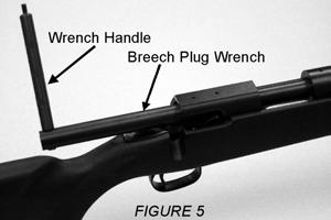 If the rifle still fails to fire, wait one minute then follow the instructions for DISASSEMBLY and remove the breech plug.