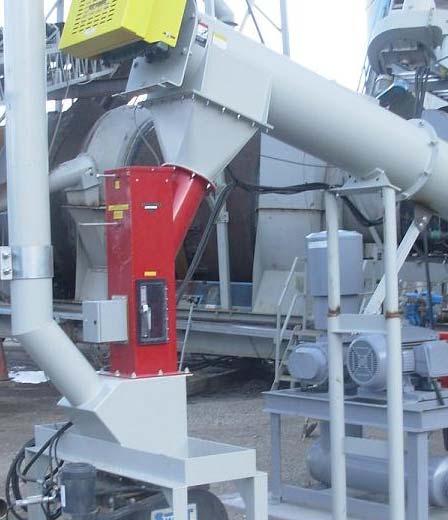 RAS (Recycled Asphalt Shingles) Continuous Weigh Scales for Drum Mix Plants and Batch Plants.