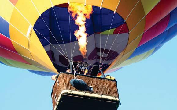 Hot air balloons You are going to take a ride in a hot air