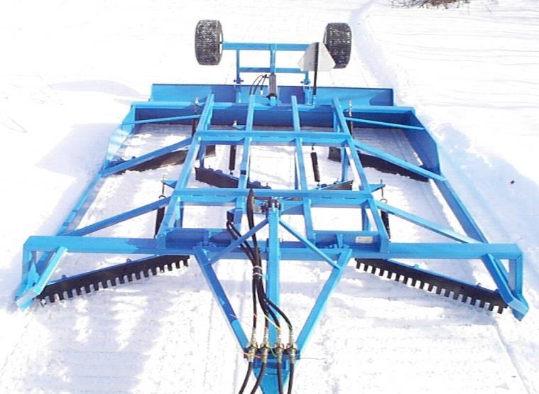 Deep Snow Multi-Blade Planer: The Mogul Master DS MBP is designed to allow very high quantities of snow to flow through the drag freely.