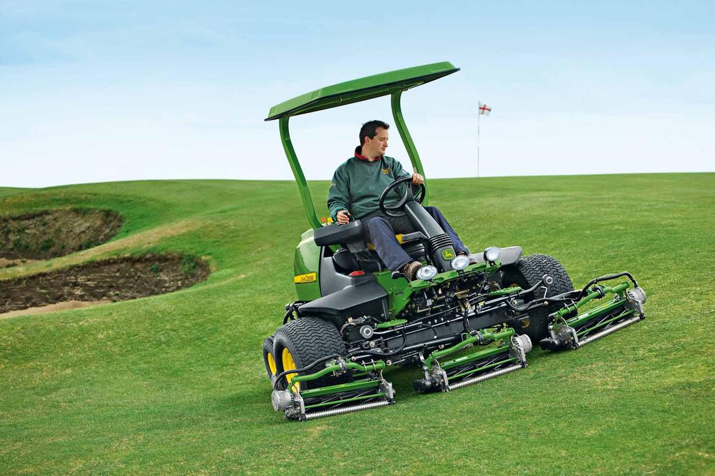 12 7500 / 8500 E-Cut Hybrid Fairway Mowers Fewer hydraulic lines. Better at holding the line. They re the future most valuable assets of your fleet.